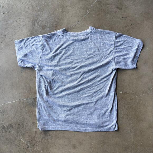 Vintage 80s 1987 NFL Denver Broncos MVP John Elway Caricature Print T Shirt LRG - Picture 2 of 5